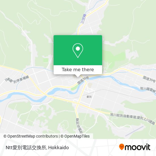 Ntt愛別電話交換所 map