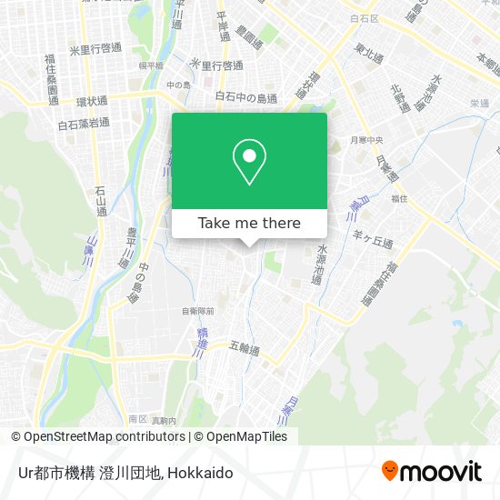 Ur都市機構 澄川団地 map