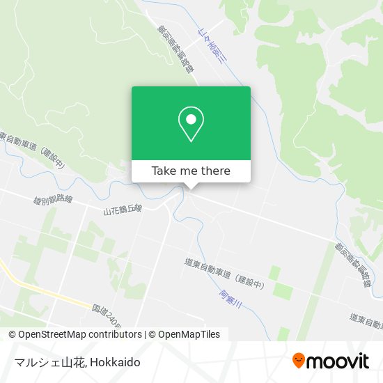 マルシェ山花 map