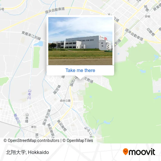 北翔大学 map