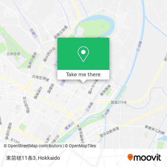 東苗穂11条3 map