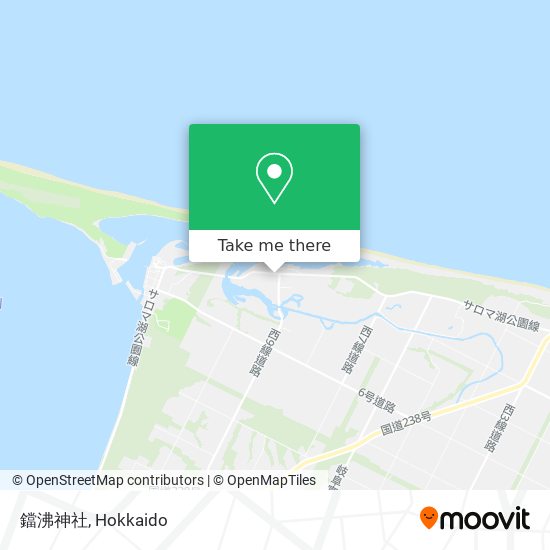 鐺沸神社 map