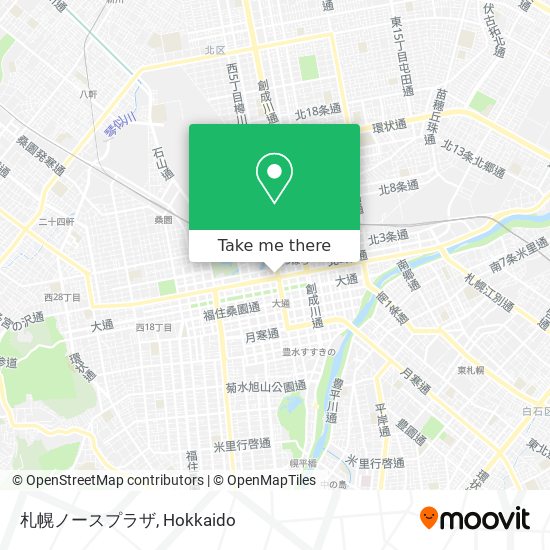 札幌ノースプラザ map