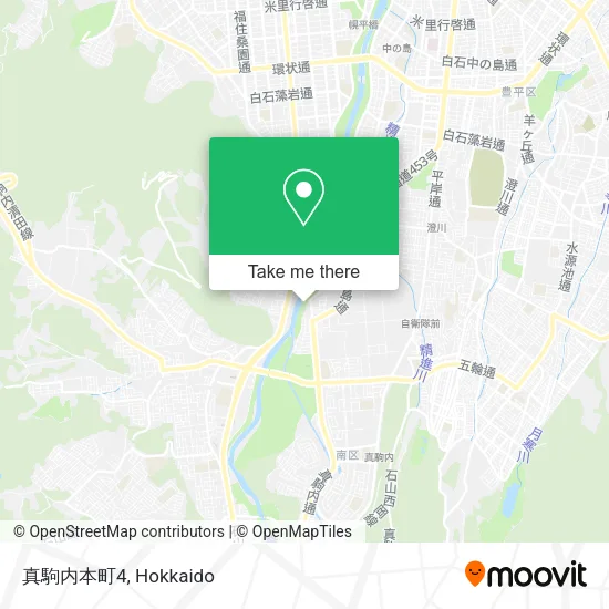 真駒内本町4 map