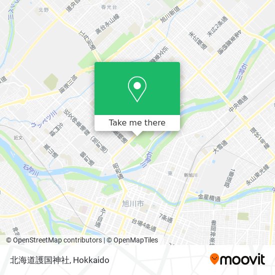 北海道護国神社 map