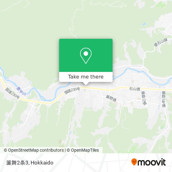 簾舞2条3 map