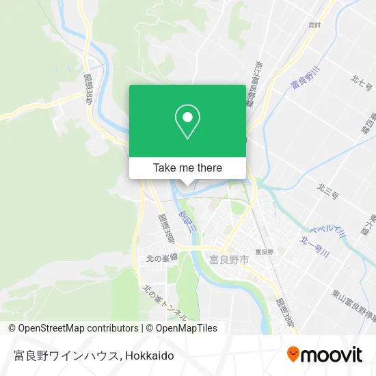 富良野ワインハウス map