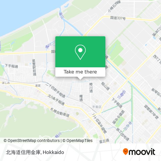 北海道信用金庫 map