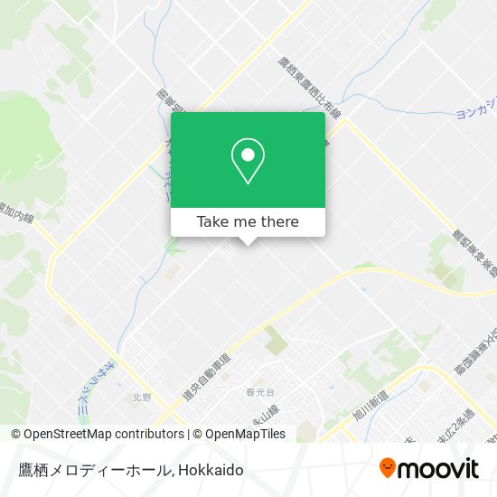 鷹栖メロディーホール map