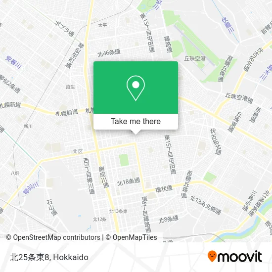 North 25th Street East 8 map