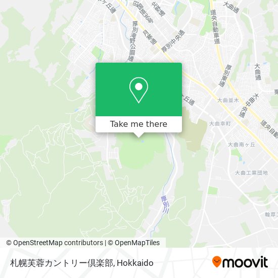 札幌芙蓉カントリー倶楽部 map