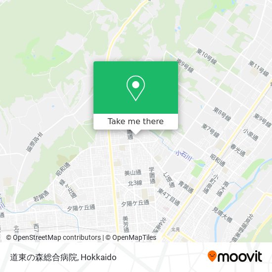 道東の森総合病院 map