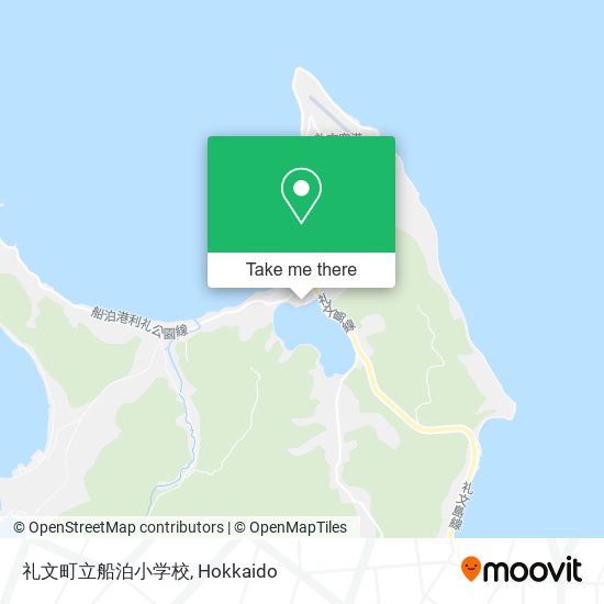 礼文町立船泊小学校 map