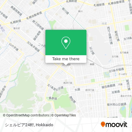シェルピア24軒 map