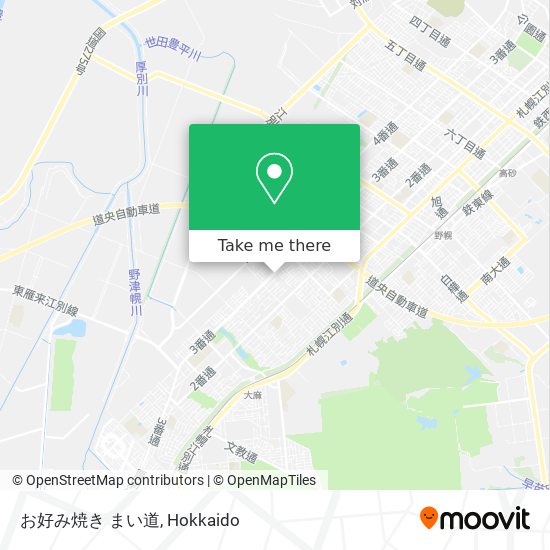 お好み焼き まい道 map
