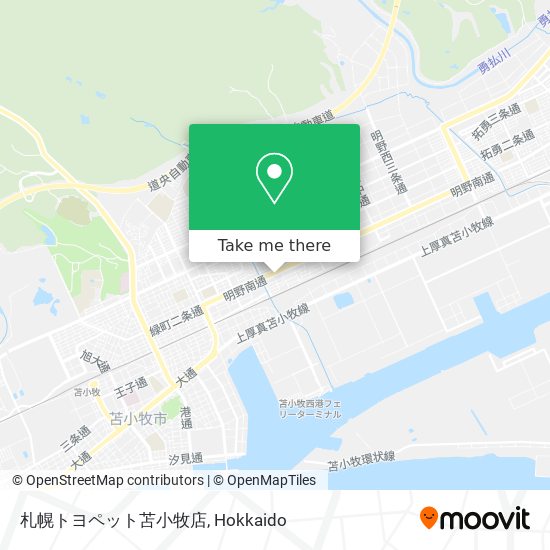 札幌トヨペット苫小牧店 map
