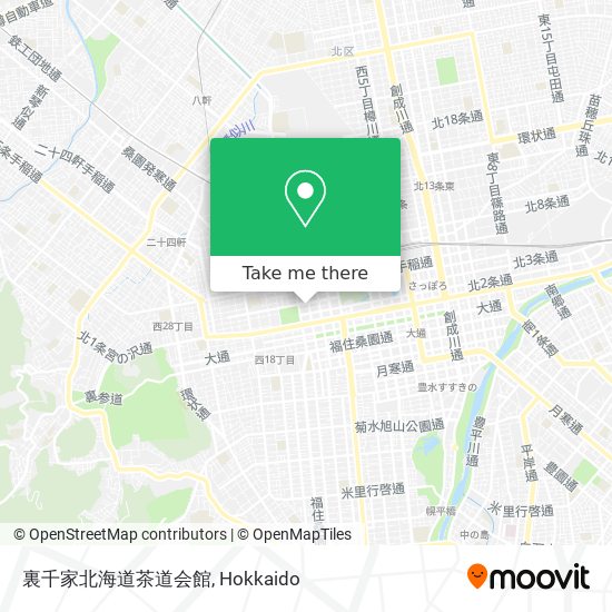 裏千家北海道茶道会館 map