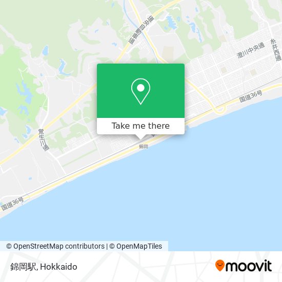 錦岡駅 map