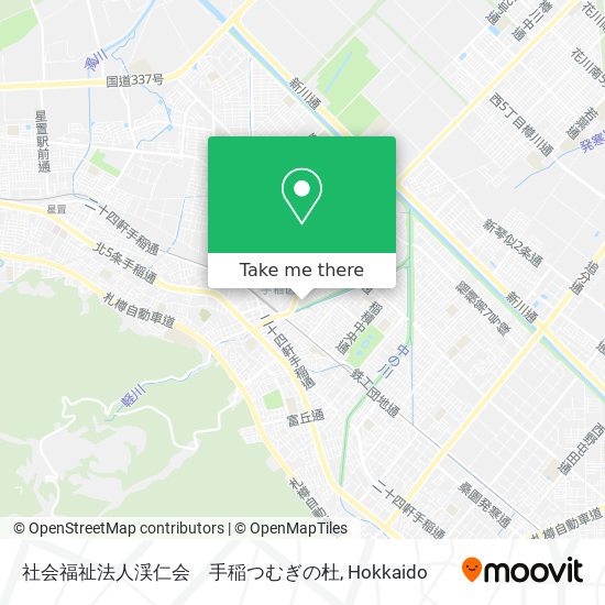 社会福祉法人渓仁会　手稲つむぎの杜 map