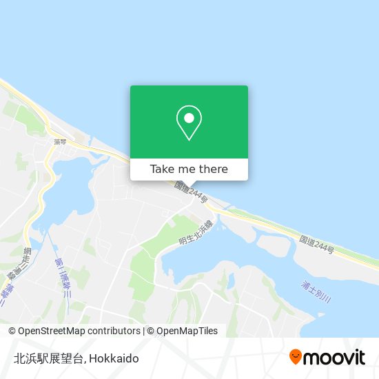 北浜駅展望台 map