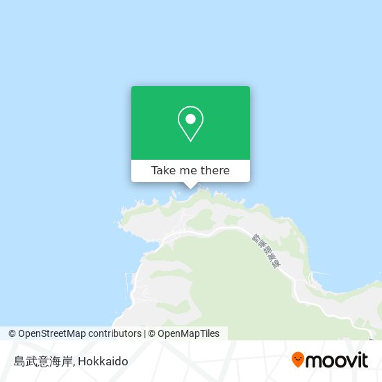 島武意海岸 map