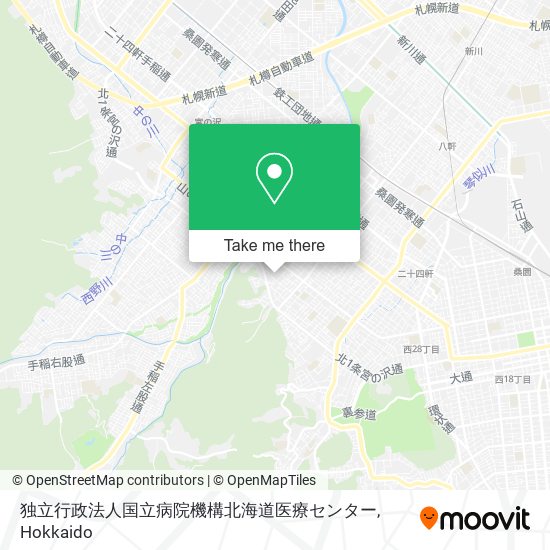 独立行政法人国立病院機構北海道医療センター map
