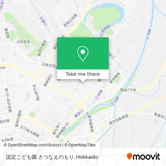 認定ごども園 さつなえのもり map