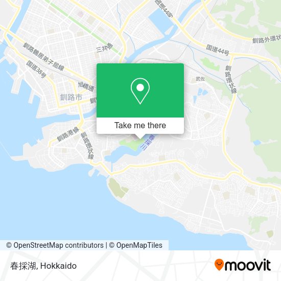 春採湖 map
