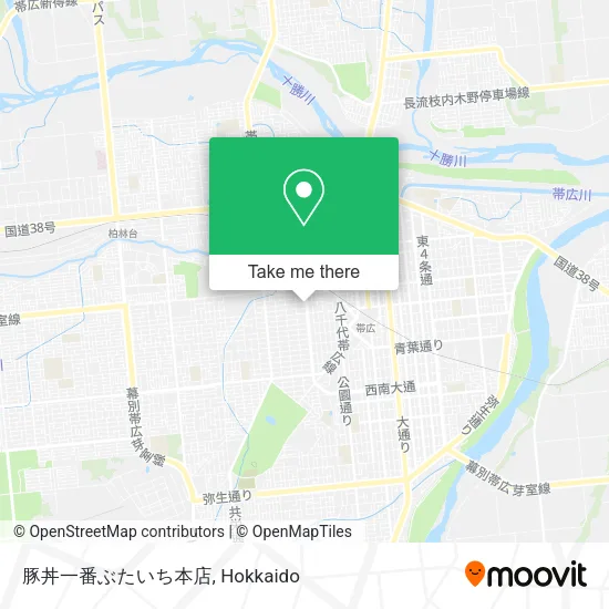 豚丼一番ぶたいち本店 map