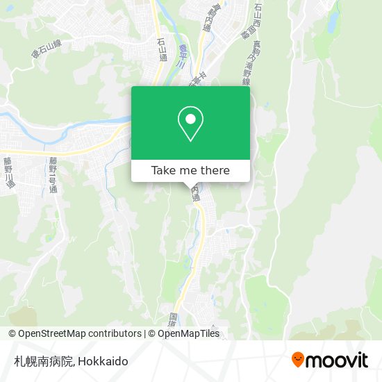 札幌南病院 map