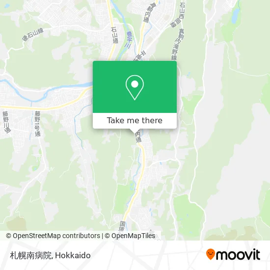 札幌南病院 map