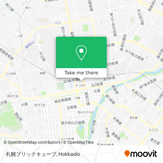 札幌ブリックキューブ map