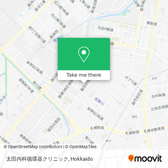 太田内科循環器クリニック map