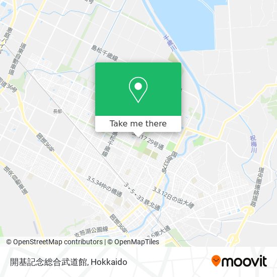 開基記念総合武道館 map