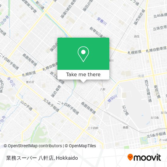 業務スーパー 八軒店 map