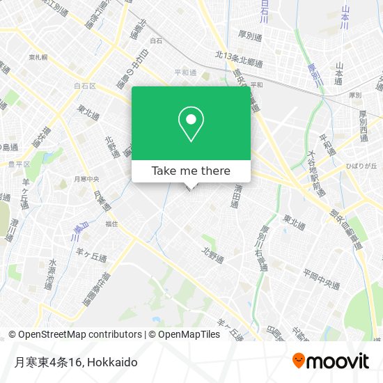 月寒東4条16 map