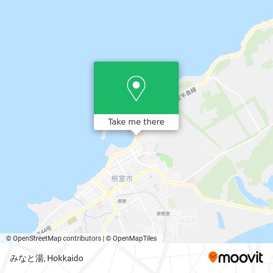 みなと湯 map
