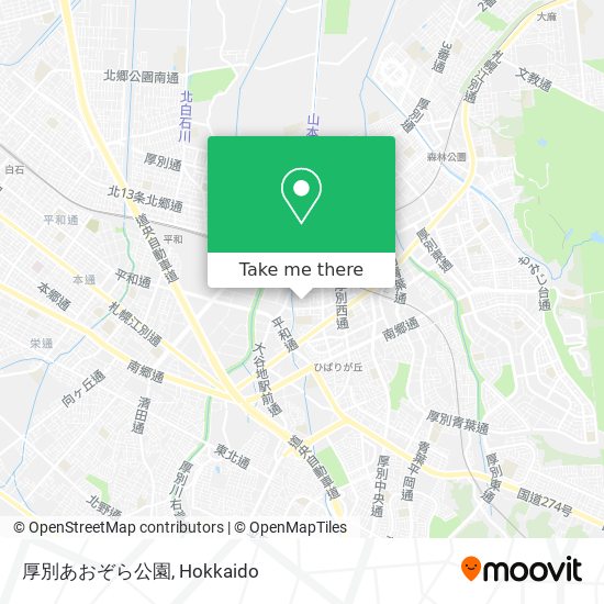 厚別あおぞら公園 map