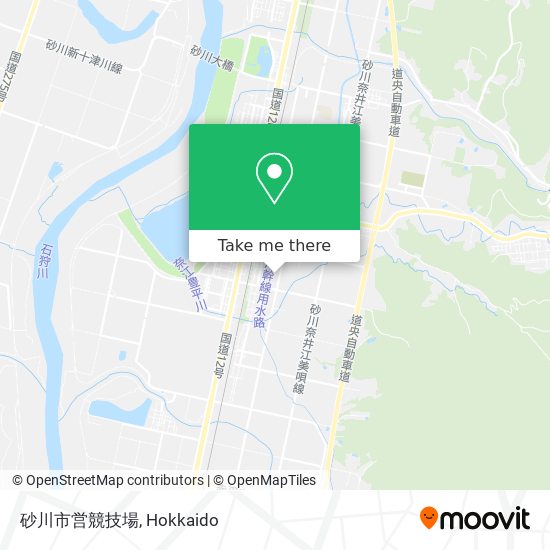 砂川市営競技場 map