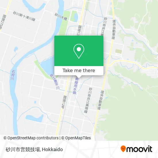 Sunagawa City Stadium map