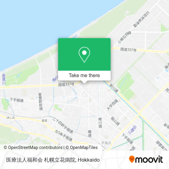 医療法人福和会 札幌立花病院 map
