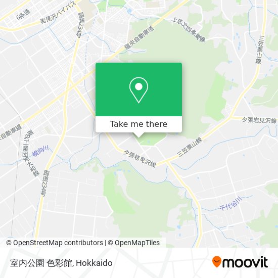 室内公園 色彩館 map