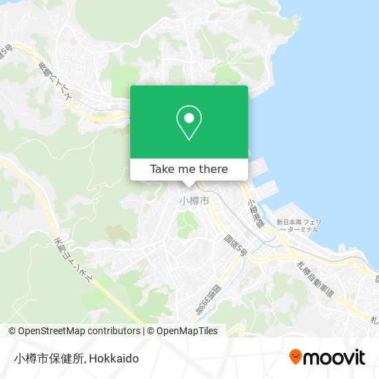 小樽市保健所 map