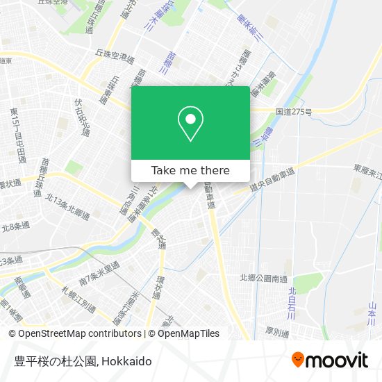 豊平桜の杜公園 map