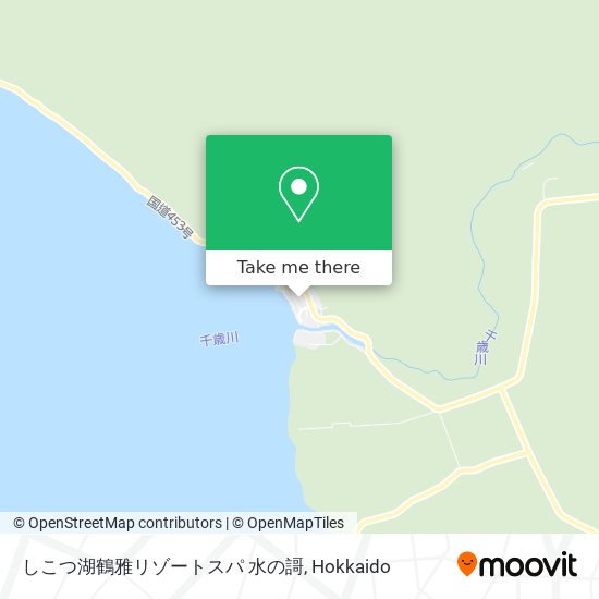 しこつ湖鶴雅リゾートスパ 水の謌 map