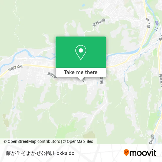 Fujigaoka Soyokaze Park map