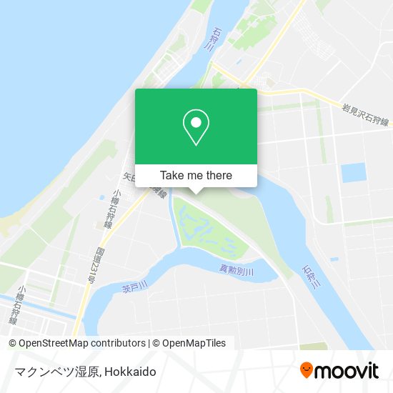 マクンベツ湿原 map