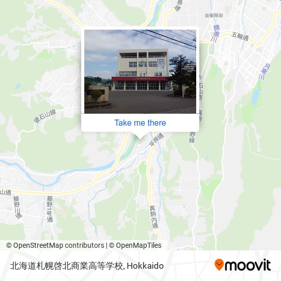 北海道札幌啓北商業高等学校 map