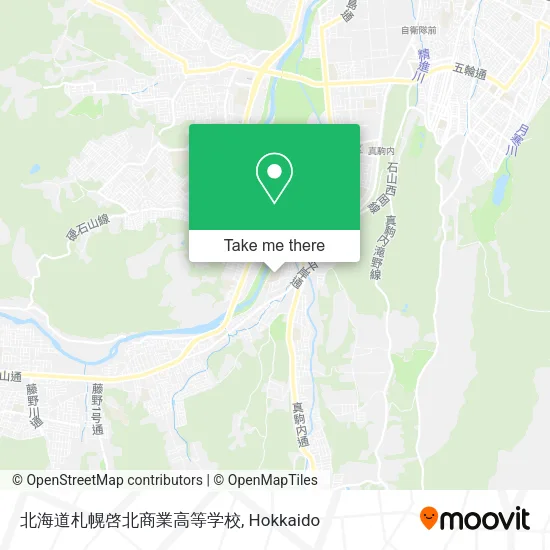 北海道札幌啓北商業高等学校 map