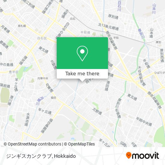 ジンギスカンクラブ map